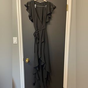 Ruffle Wrap  Dress from Fashion Nova size M